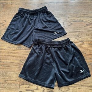 Boys Athletic Shorts Bundle | Score Black Soccer Shorts | Youth Medium (2 Pairs)